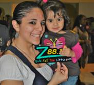 Gabbie and her mom stopped by to say hi and pick up a Z88.3 bumper sticker.