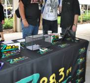 Tim Wolf with Z88.3 listeners. 