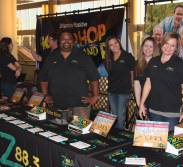 Ellis, Tyler, Producer Carrie and Tracy greeting Z 88.3 and Hot 95.9 listeners.