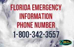 Florida Emergency Information Phone Number 1-800-342-3557